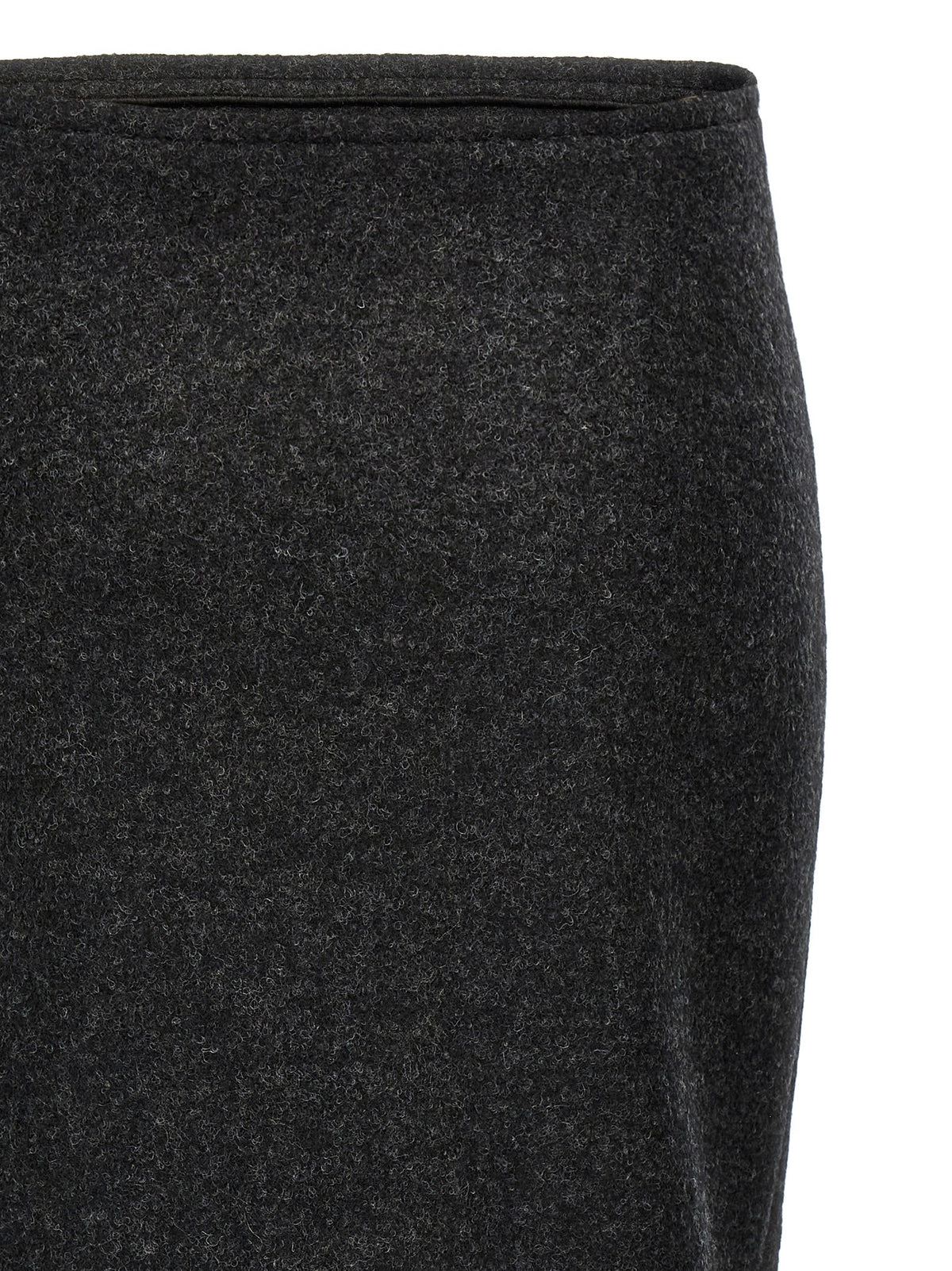 Victoria Beckham Padded Tube Detail Skirt Grey