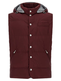Brunello Cucinelli Padded Vest Red