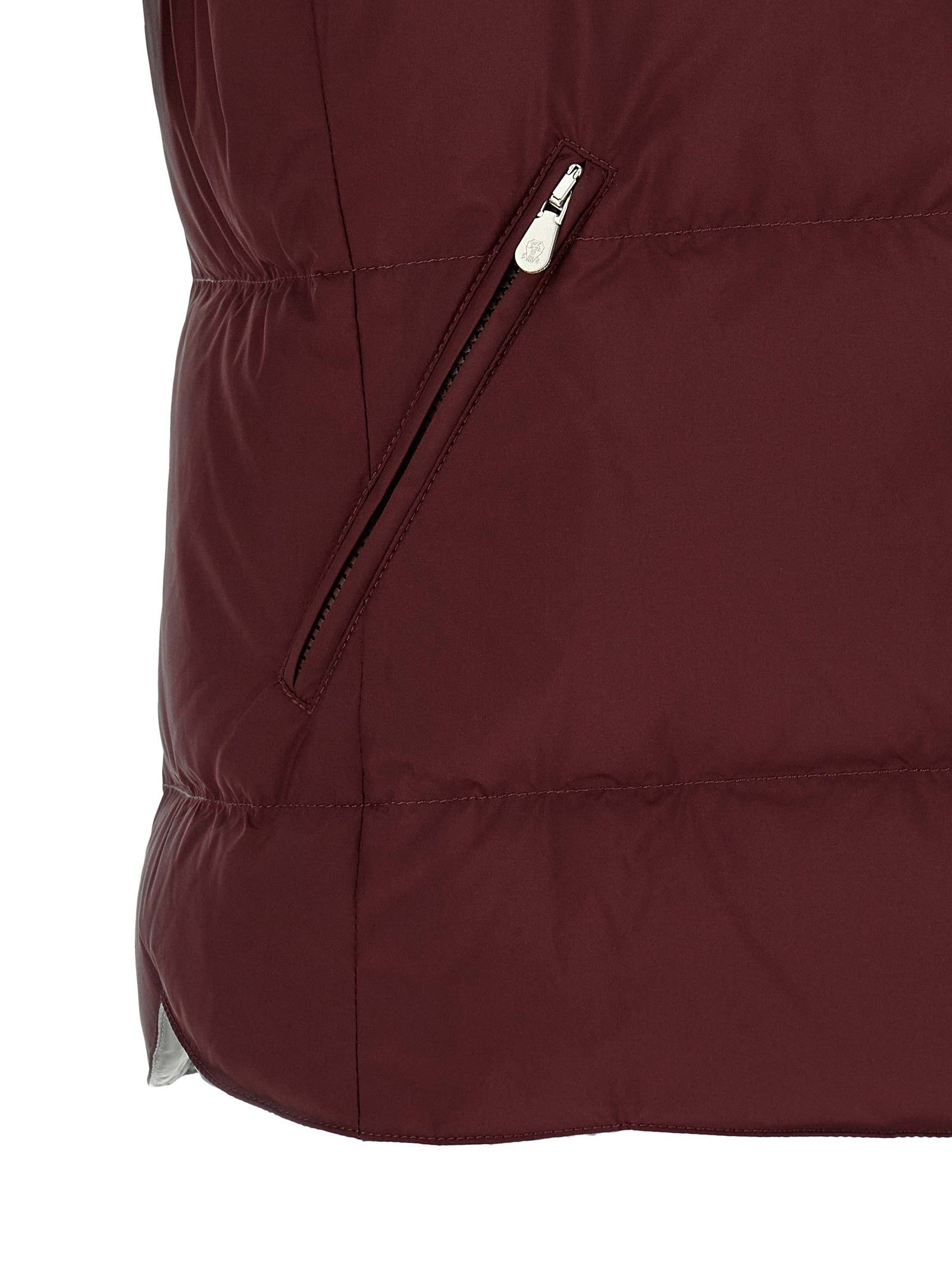 Brunello Cucinelli Padded Vest Red