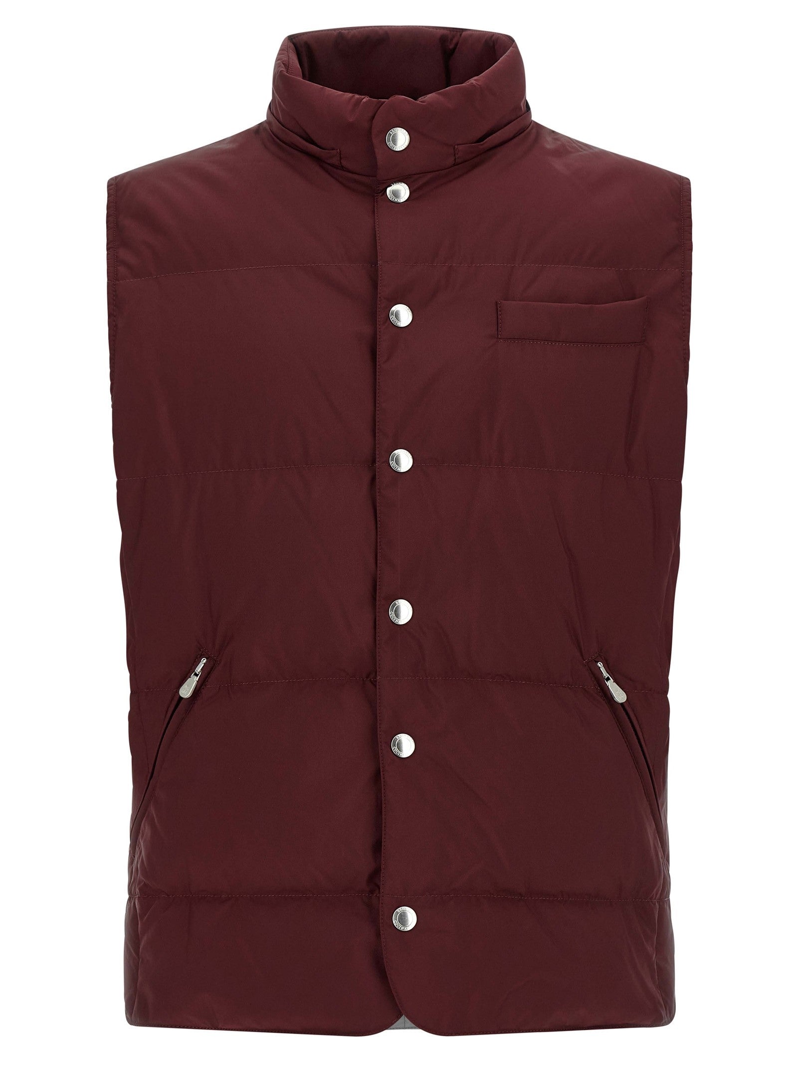 Brunello Cucinelli Padded Vest Red
