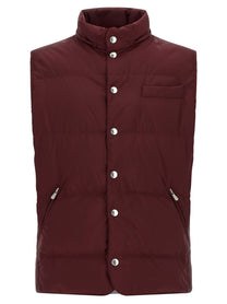 Brunello Cucinelli Padded Vest Red