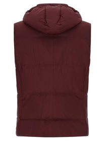Brunello Cucinelli Padded Vest Red