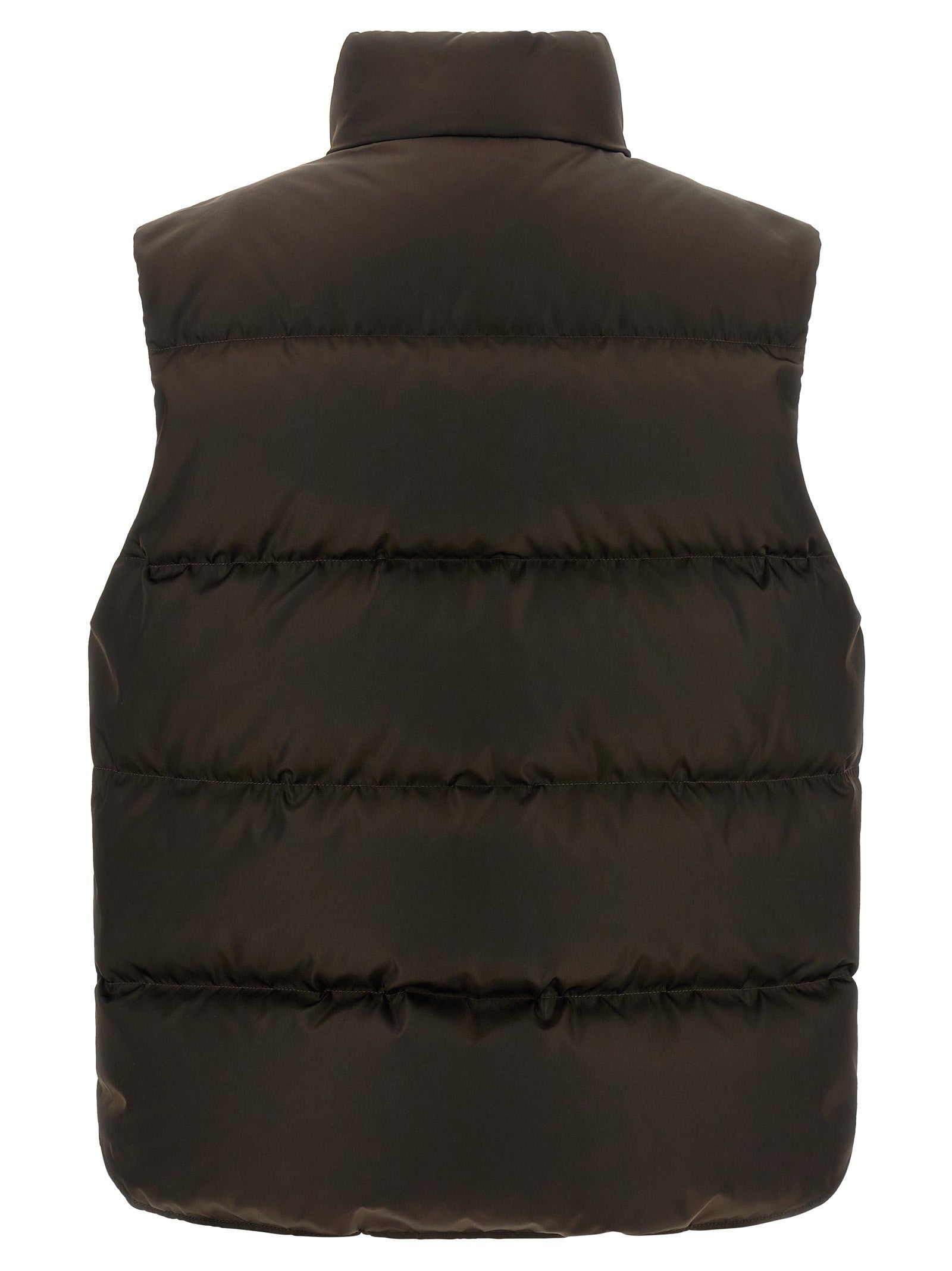 PRADA Padded Vest Brown