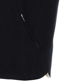 Brunello Cucinelli Padded Wool Vest Black