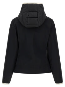 Moncler Grenoble Padded Zip up Cardigan Black