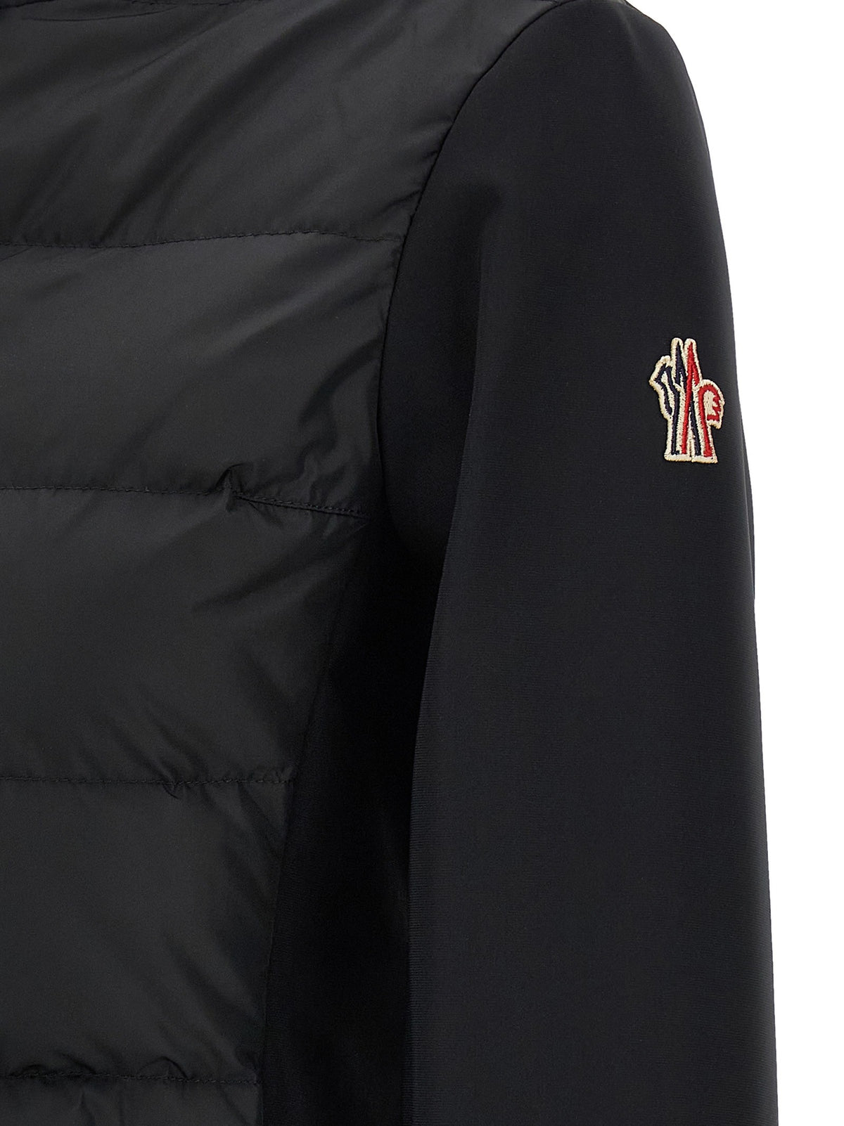 Moncler Grenoble Padded Zip up Cardigan Black, view 5