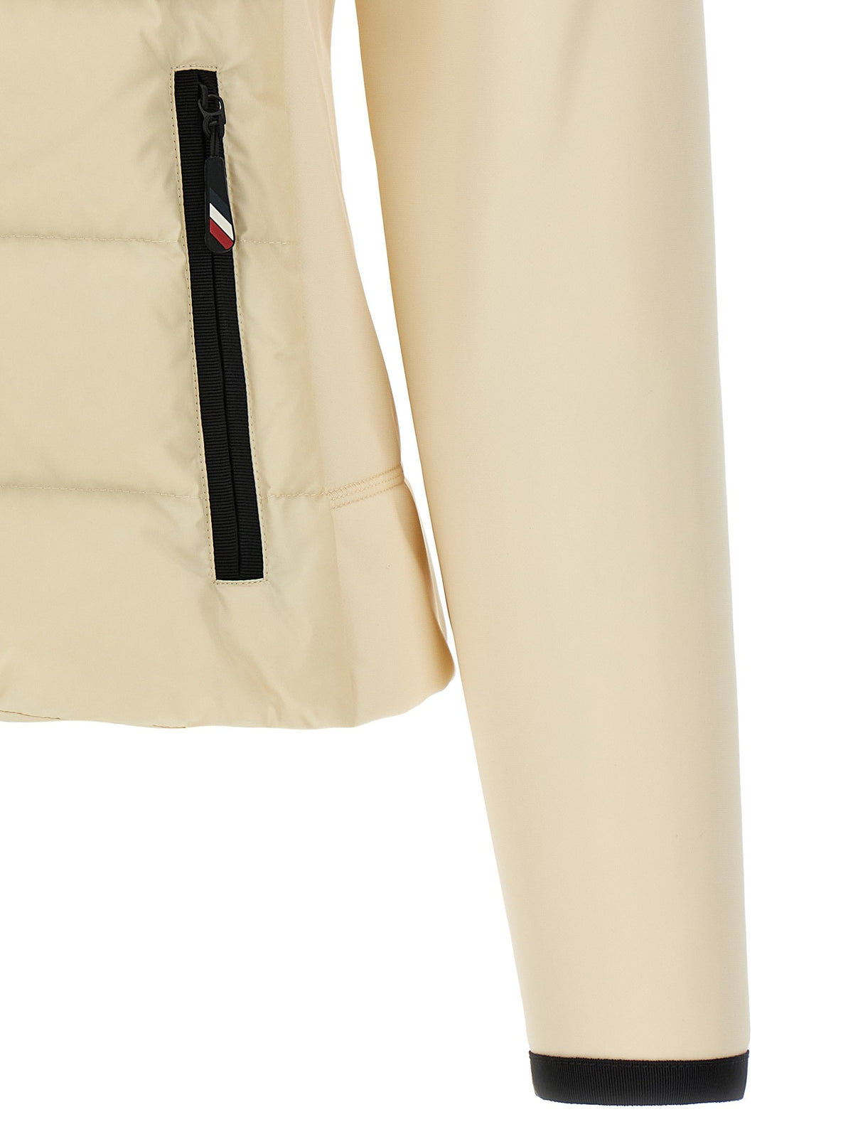 Moncler Grenoble Padded Zip up Cardigan White, view 4
