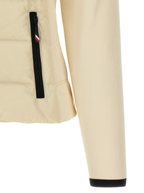 Moncler Grenoble Padded Zip up Cardigan White, view 4