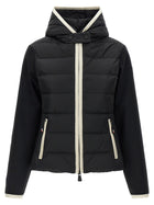 Moncler Grenoble Padded Zip up Cardigan Black