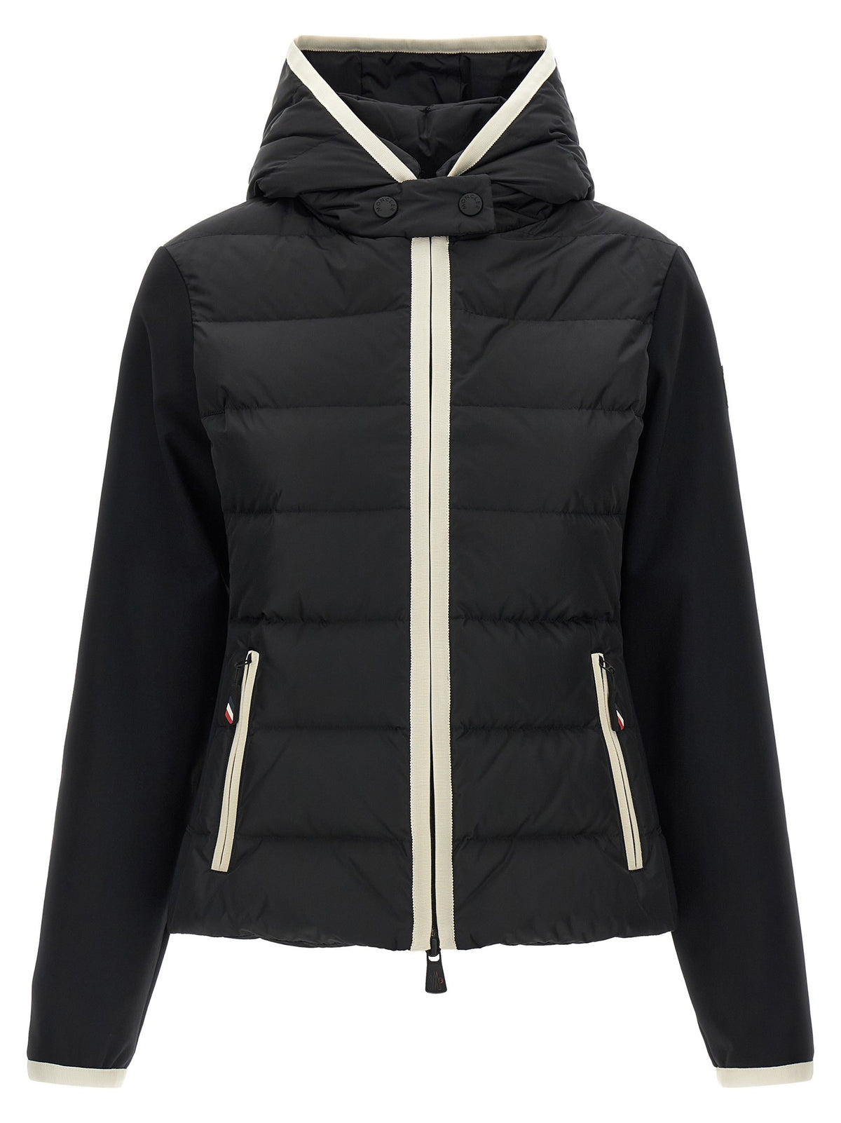 Moncler Grenoble Padded Zip up Cardigan Black