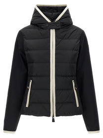 Moncler Grenoble Padded Zip up Cardigan Black