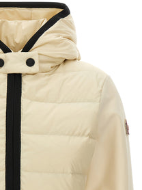 Moncler Grenoble Padded Zip up Cardigan White, view 3