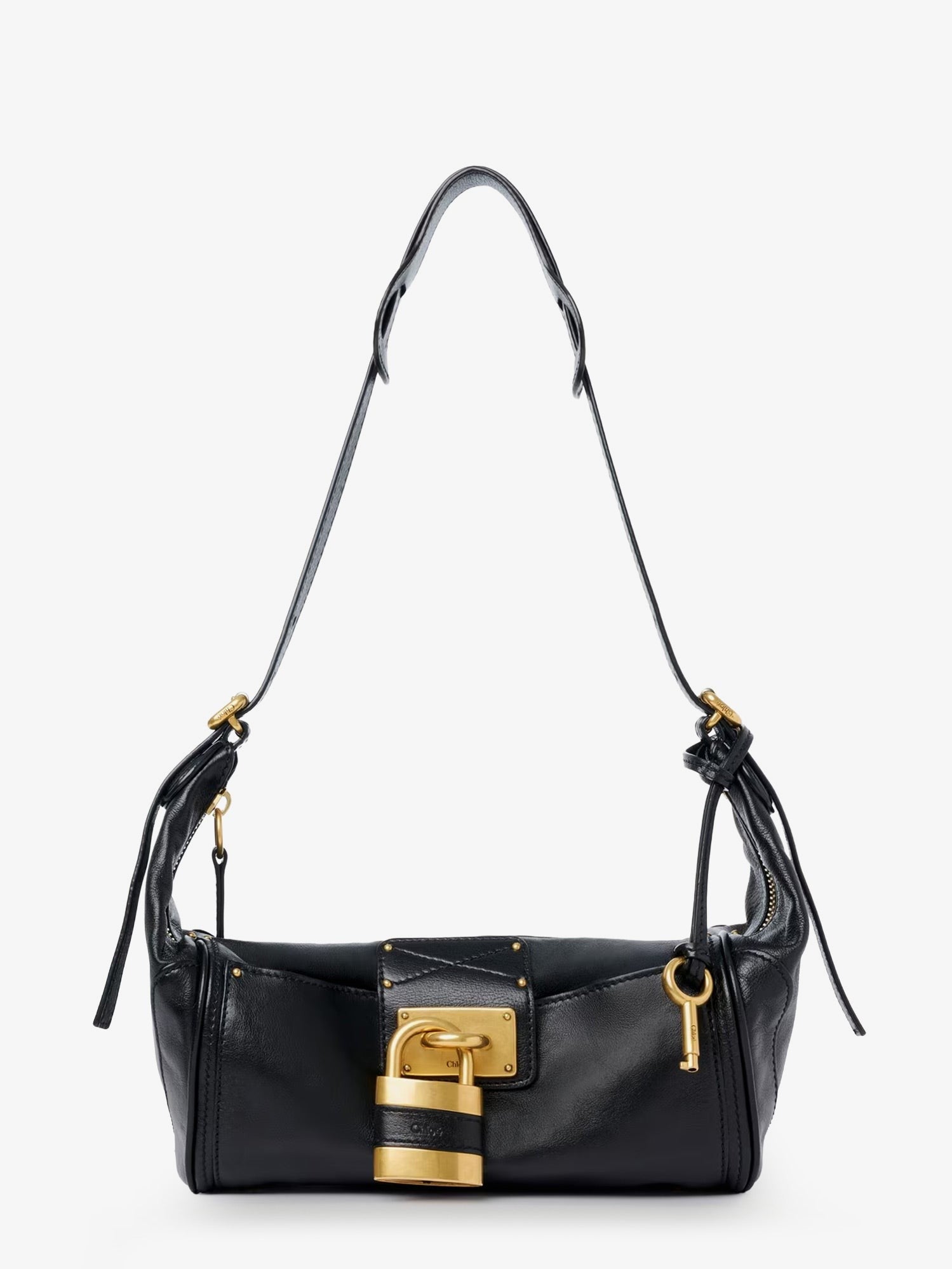 Chloé Women's Paddington Leather Shoulder Bag Black