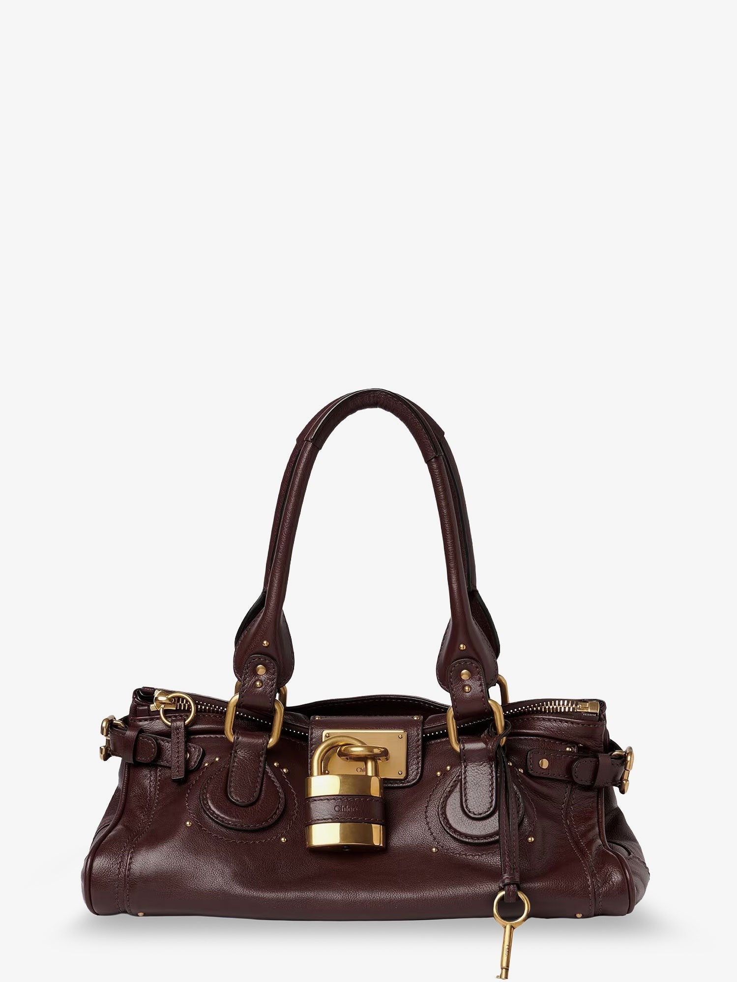 Chloé Women's Paddington Leather Shoulder Bag Brown