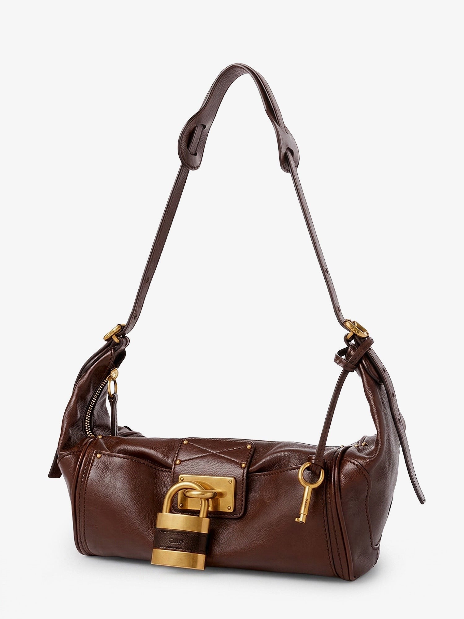 Chloé Women's Paddington Leather Shoulder Bag Brown