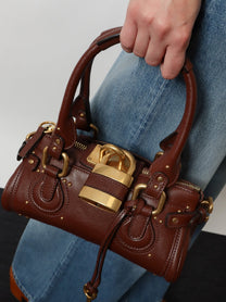 Chloé Women's Paddington Leather Shoulder Bag Brown