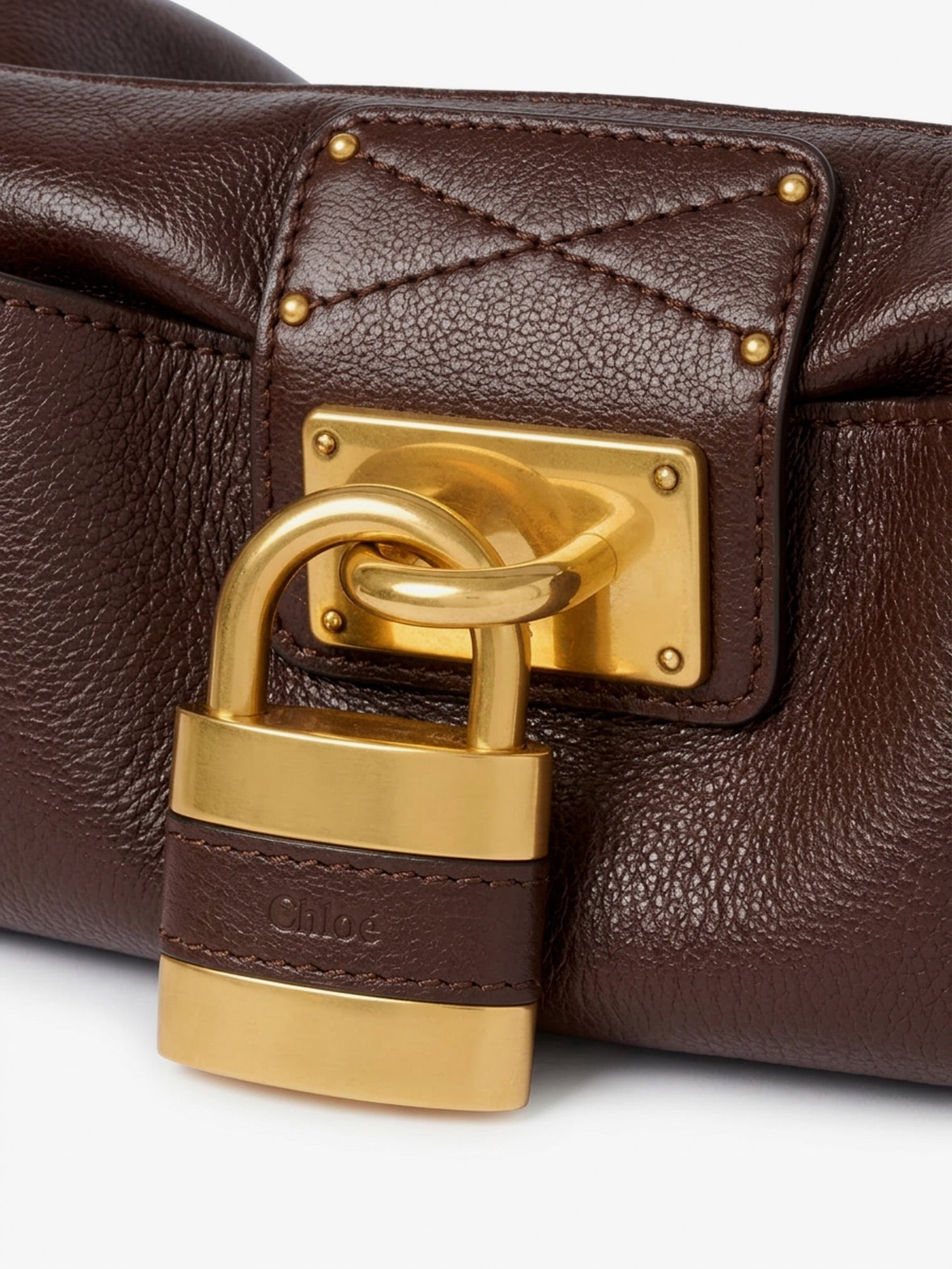 Chloé Women's Paddington Leather Shoulder Bag Brown