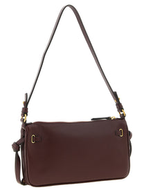 Chloé Paddington Sling Burgundy Mini Clutch Red, view 2