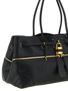 Chloé Paddington Sling Large East West Shoulder Bag Black, view 3