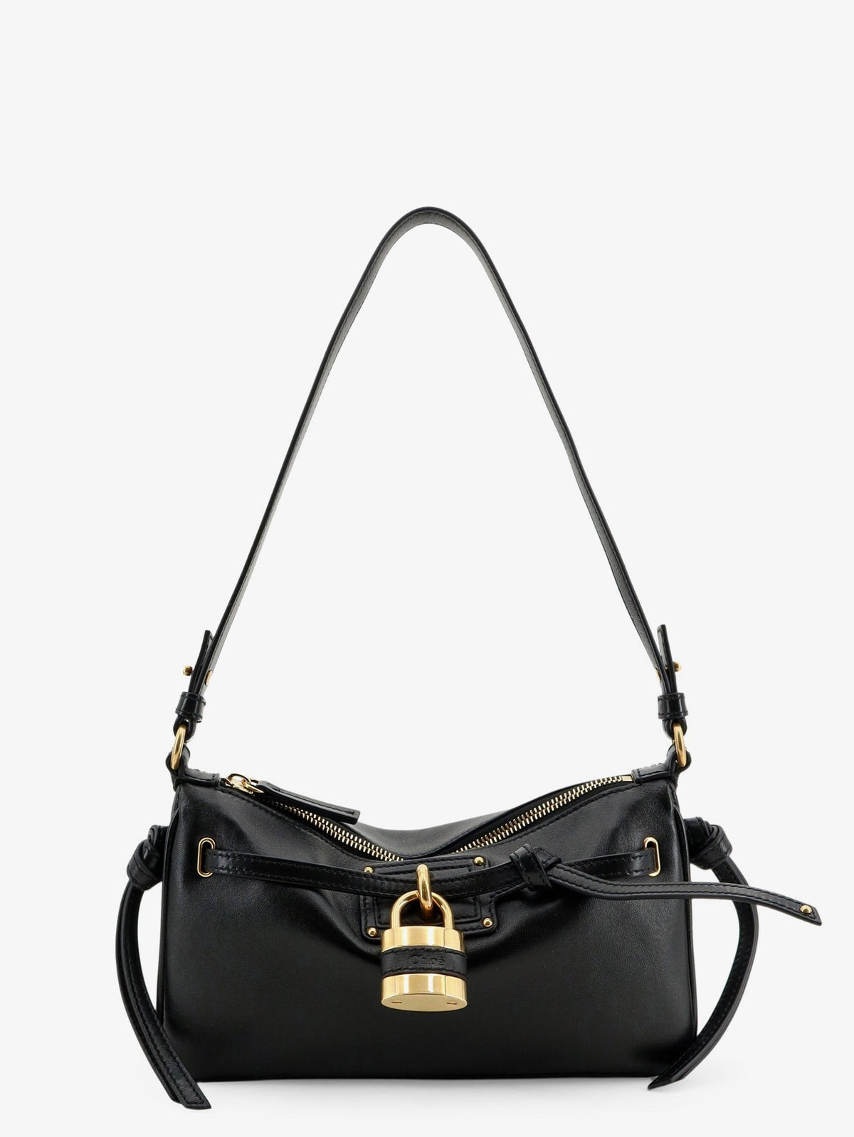 Chloé Women's Paddington Sling Leather Shoulder Bag Black