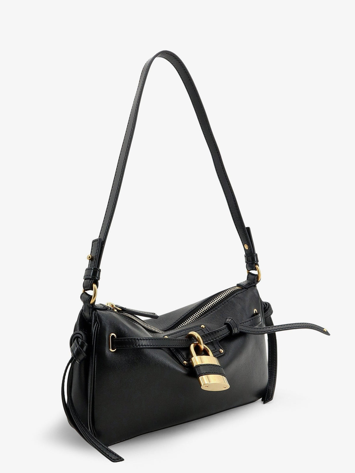 Chloé Women's Paddington Sling Leather Shoulder Bag Black