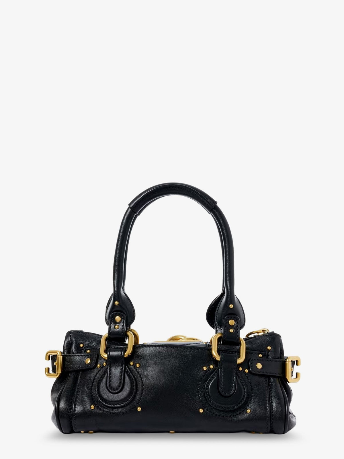Chloé Women's Paddington Small Leather Handbag Black, view 2