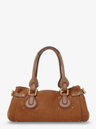 Chloé Women's Paddington Suede Shoulder Bag Brown, view 2