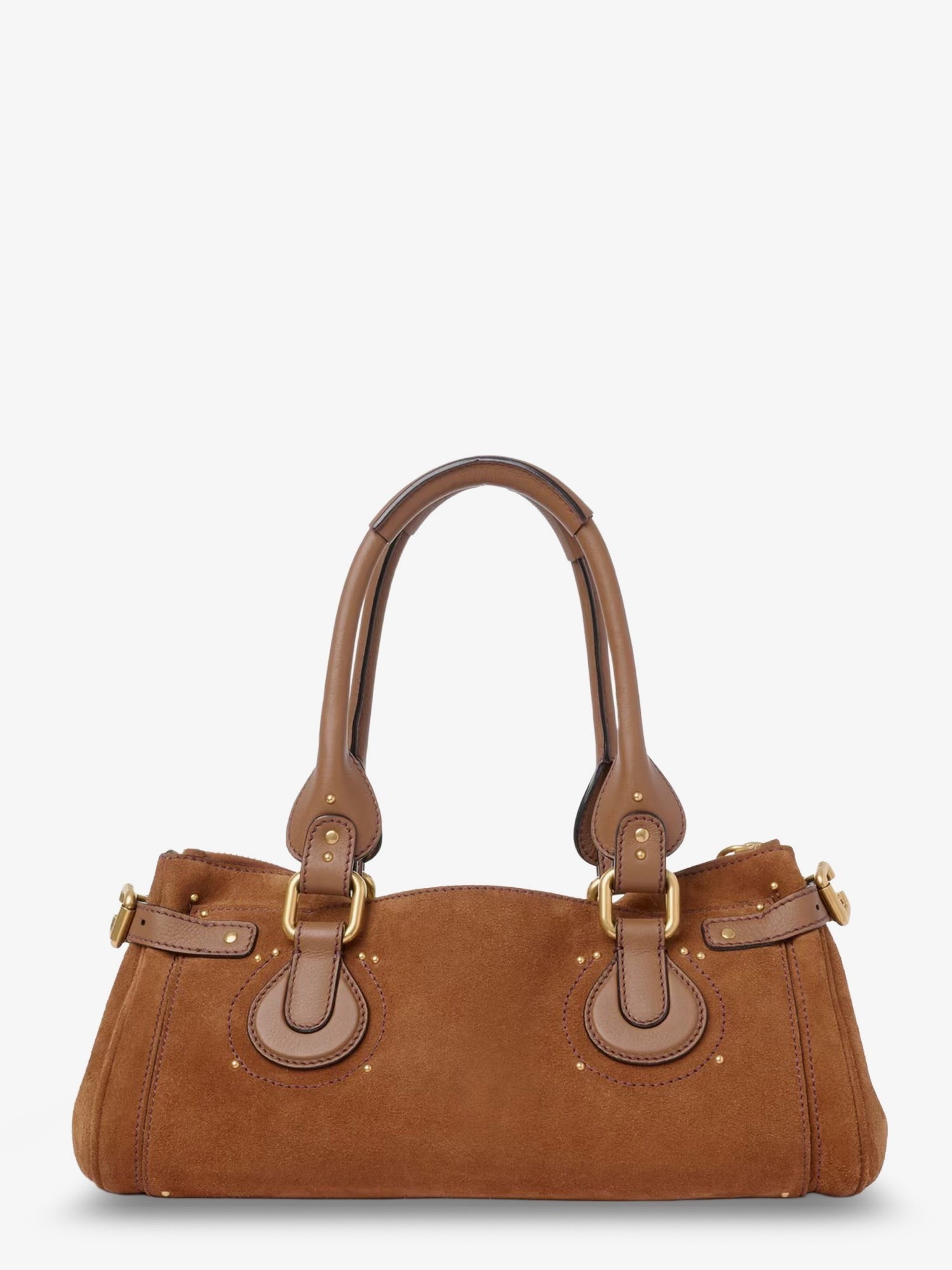 Chloé Women's Paddington Suede Shoulder Bag Brown