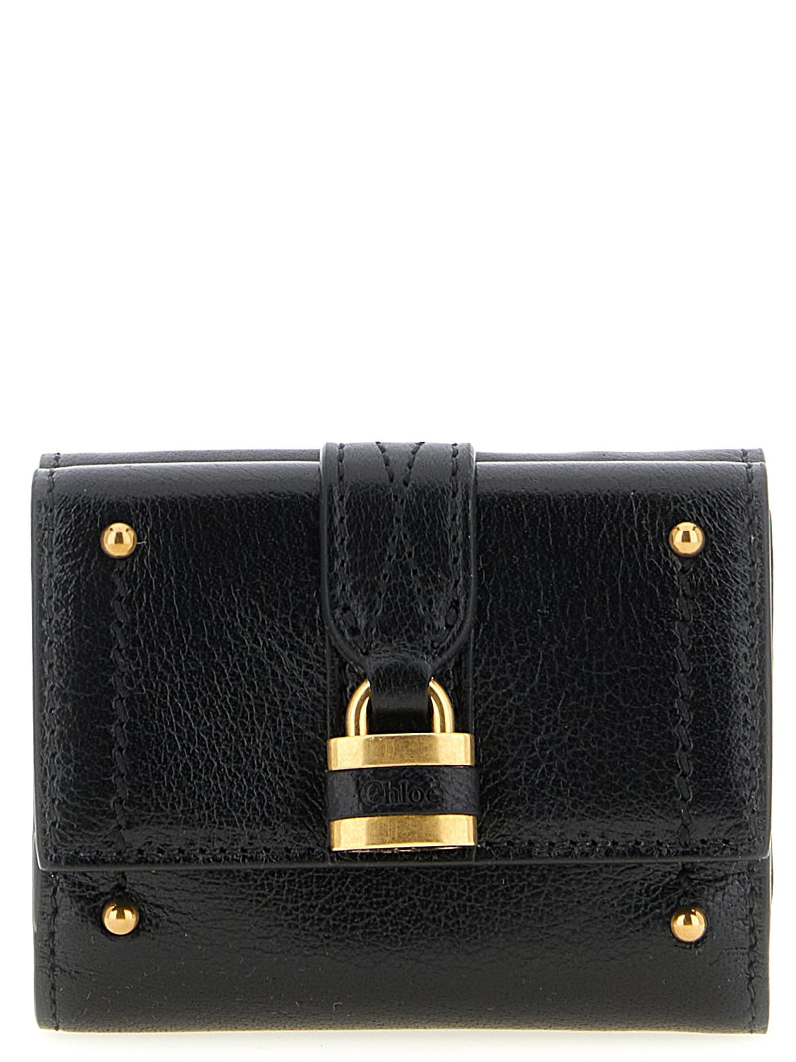 Chloé Paddington Trifold Mini Wallet Black