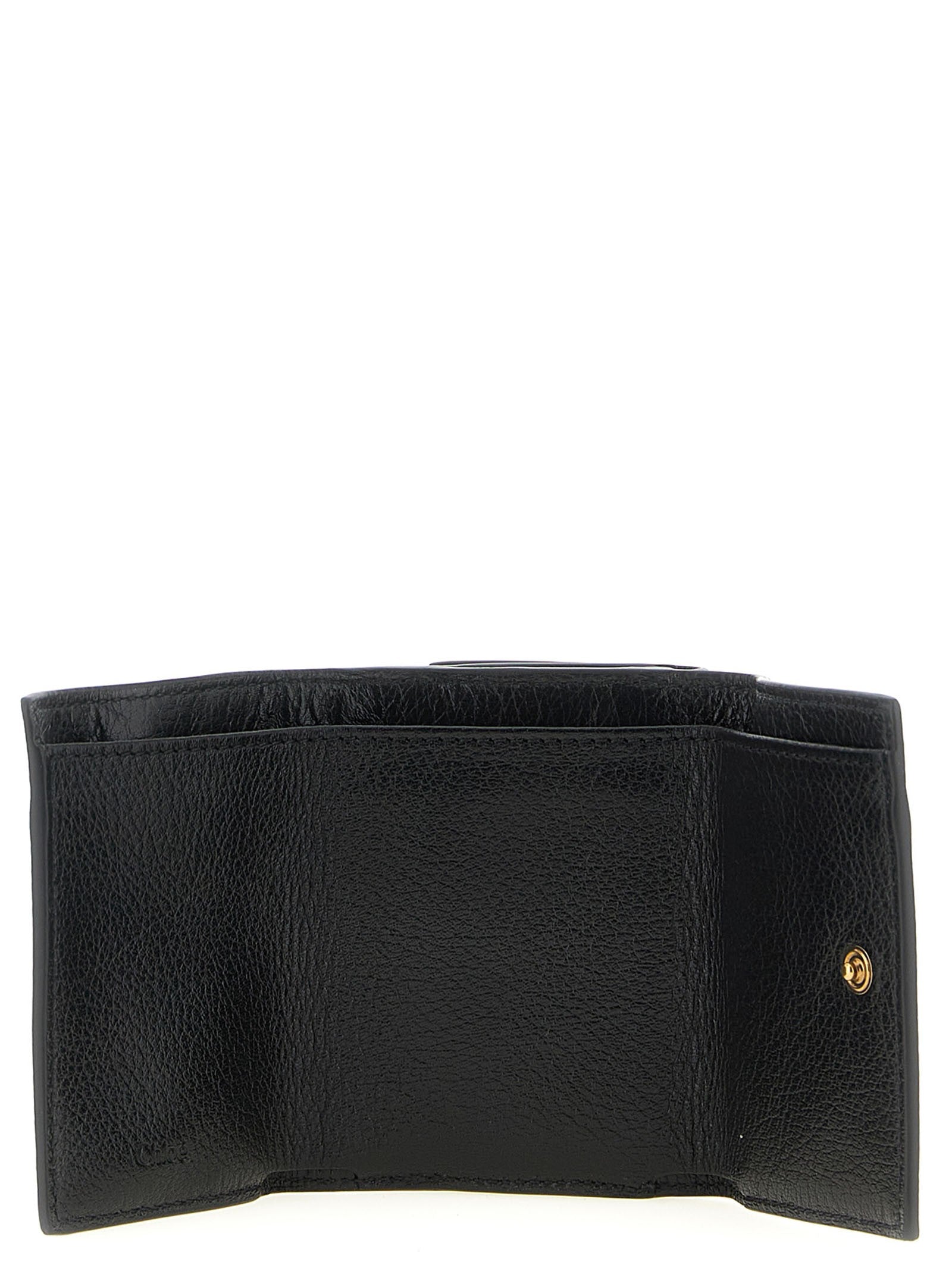 Chloé Paddington Trifold Mini Wallet Black