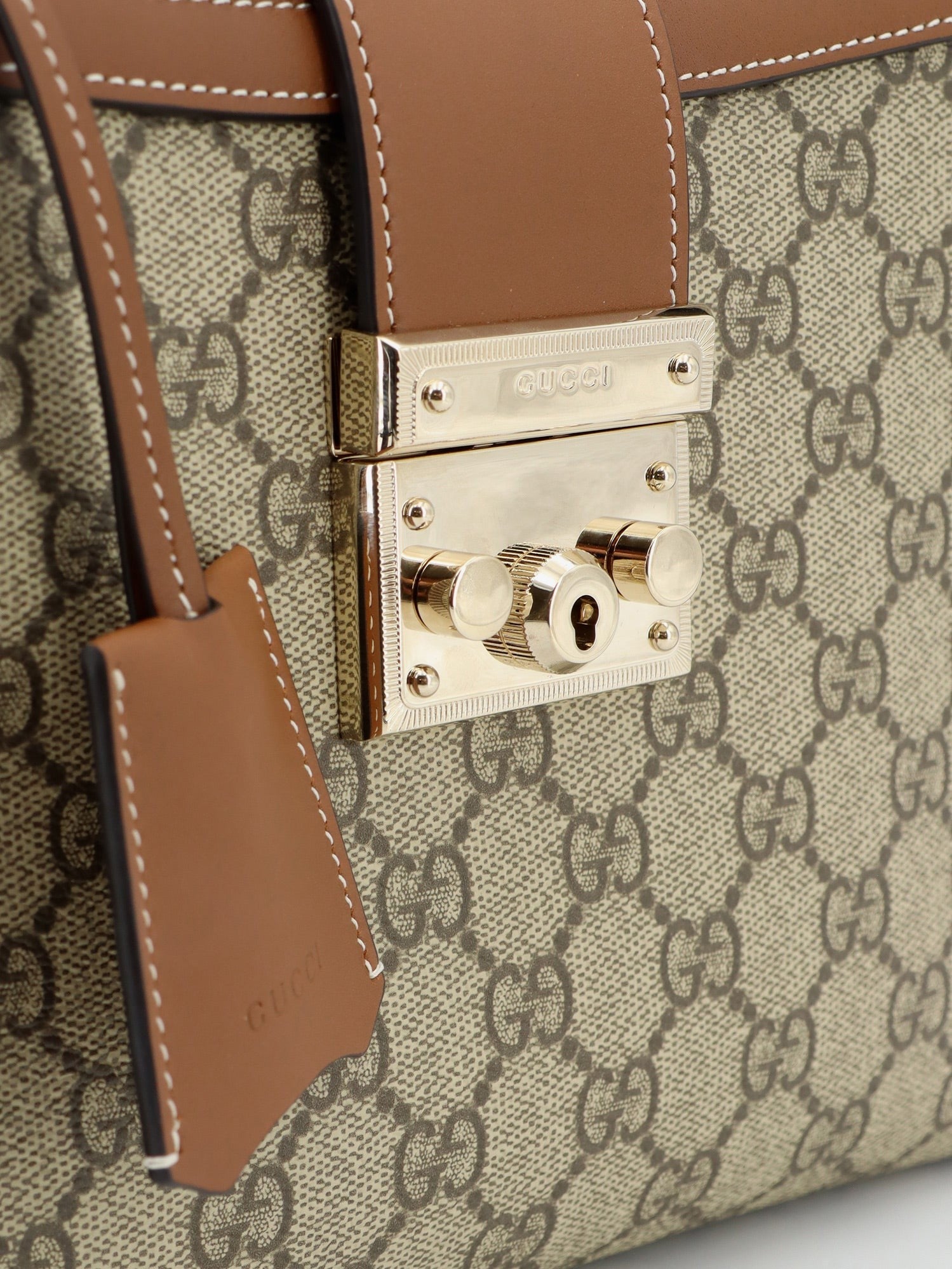 Gucci Women's Padlock Handbag Brown