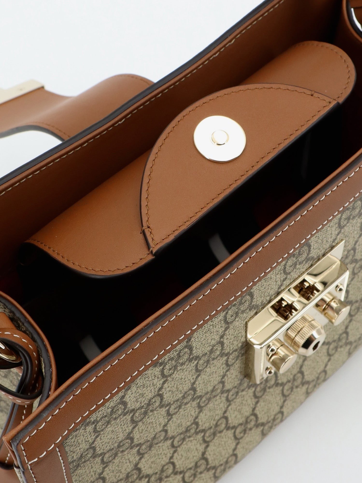 Gucci Women's Padlock Handbag Brown