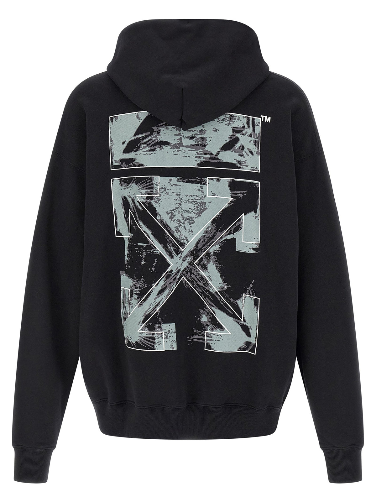 Off-White Paint Arrow Skate Hoodie Black, view 2