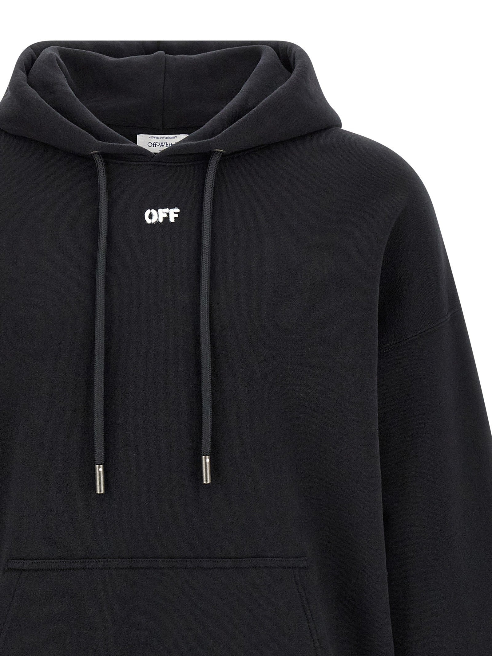 Off-White Paint Arrow Skate Hoodie Black