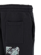 Off-White Paint Diag Skate Bermuda Shorts Black