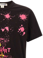 Comme Des Garcons Shirt Paint Splash Shirt Black, view 3
