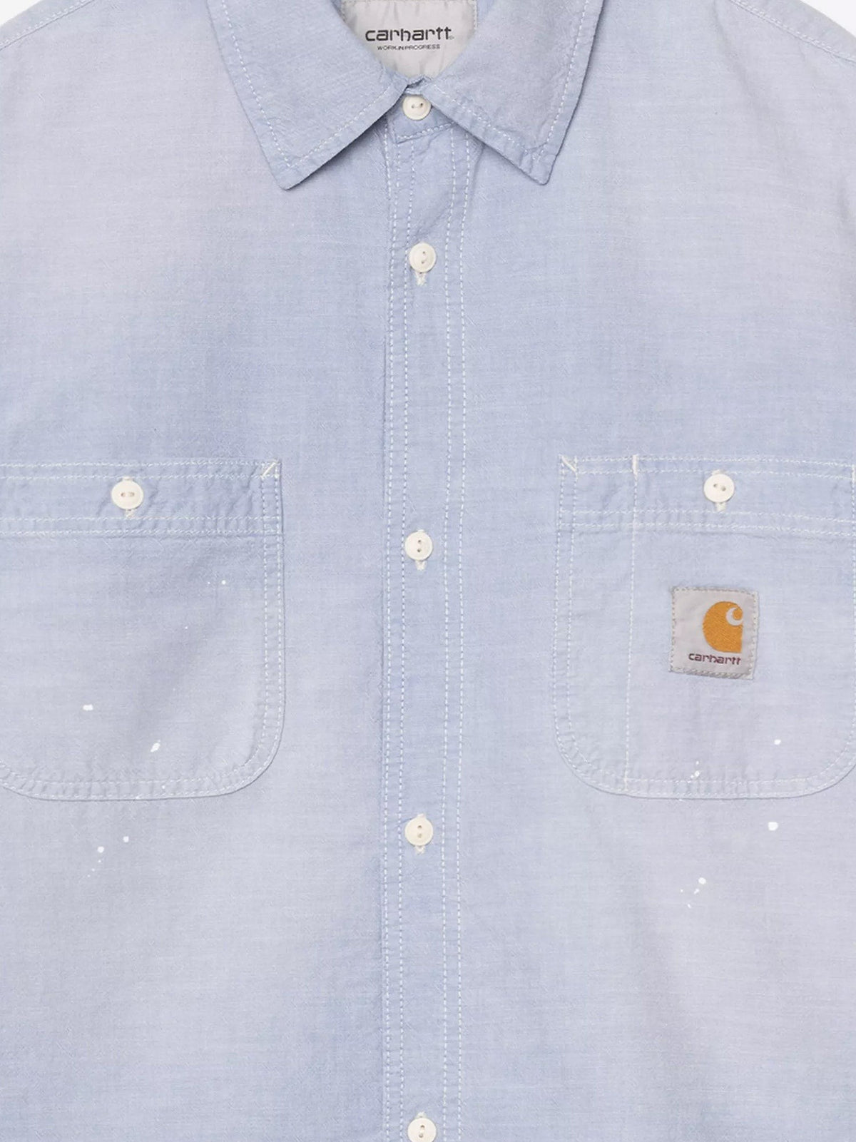 Carhartt Wip Men's Painter Cotton Shirt Blue, view 3