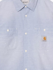Carhartt Wip Men's Painter Cotton Shirt Blue, view 3