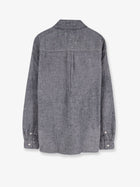 Carhartt Wip Men's Painter Used Effect Cotton Shirt Black, view 2
