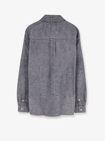 Carhartt Wip Men's Painter Used Effect Cotton Shirt Black, view 2