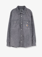 Carhartt Wip Men's Painter Used Effect Cotton Shirt Black