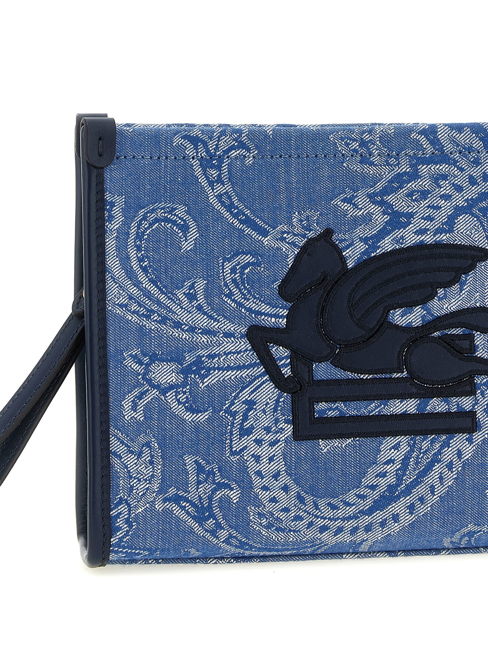 ETRO Paisley Clutch Blue