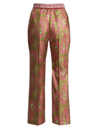 ETRO Women's Paisley Foliage Bootcut Pants Multicolor, view 3
