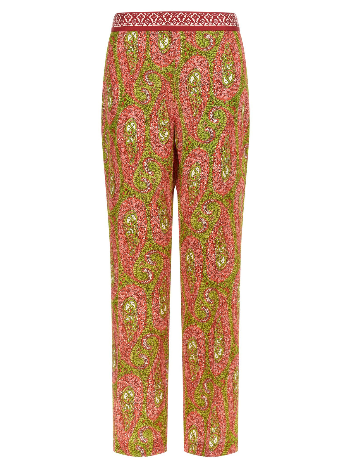 ETRO Paisley Foliage Pants Gold
