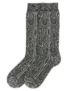 Dries Van Noten Paisley Jacquard Socks White, view 2