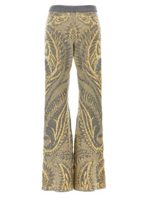 ETRO Paisley Pants Gold