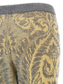 ETRO Paisley Pants Gold