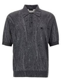 ETRO Paisley Polo Shirt Gold
