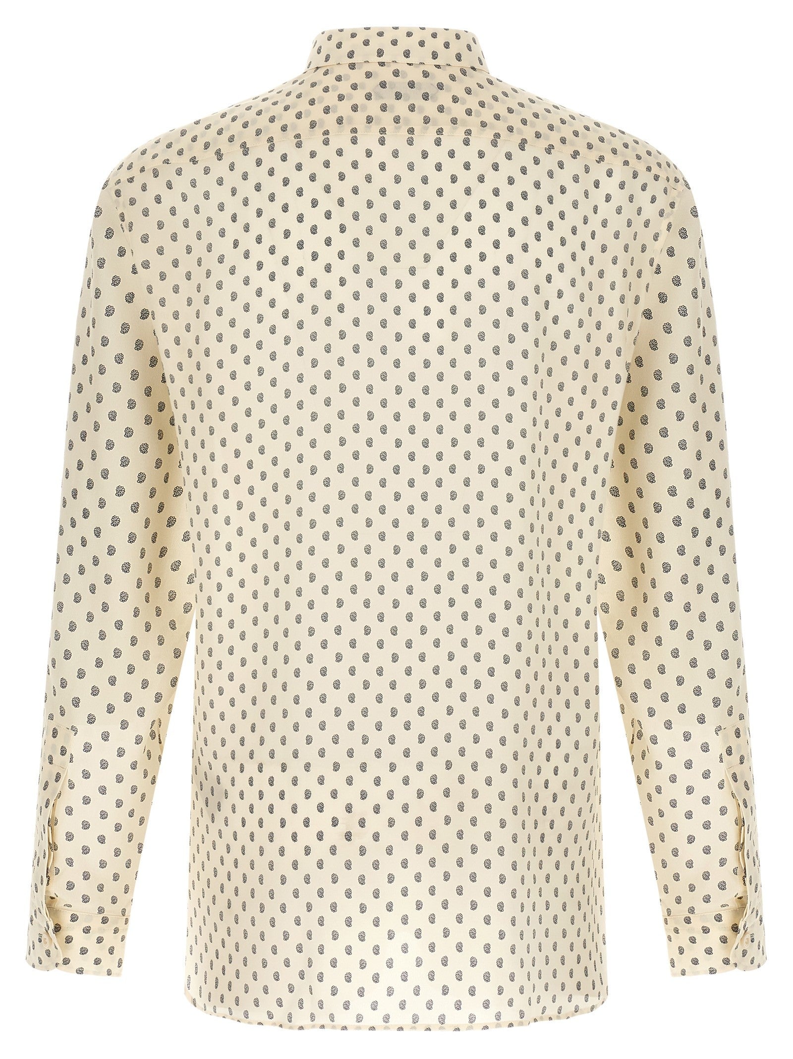 Tom Ford Paisley Print Shirt Beige