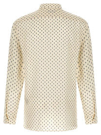 Tom Ford Paisley Print Shirt Beige